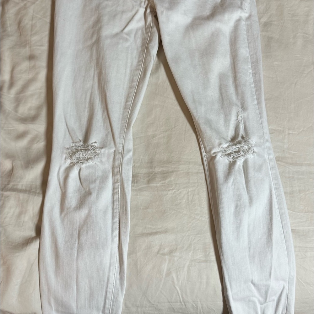 White Distressed Jeans